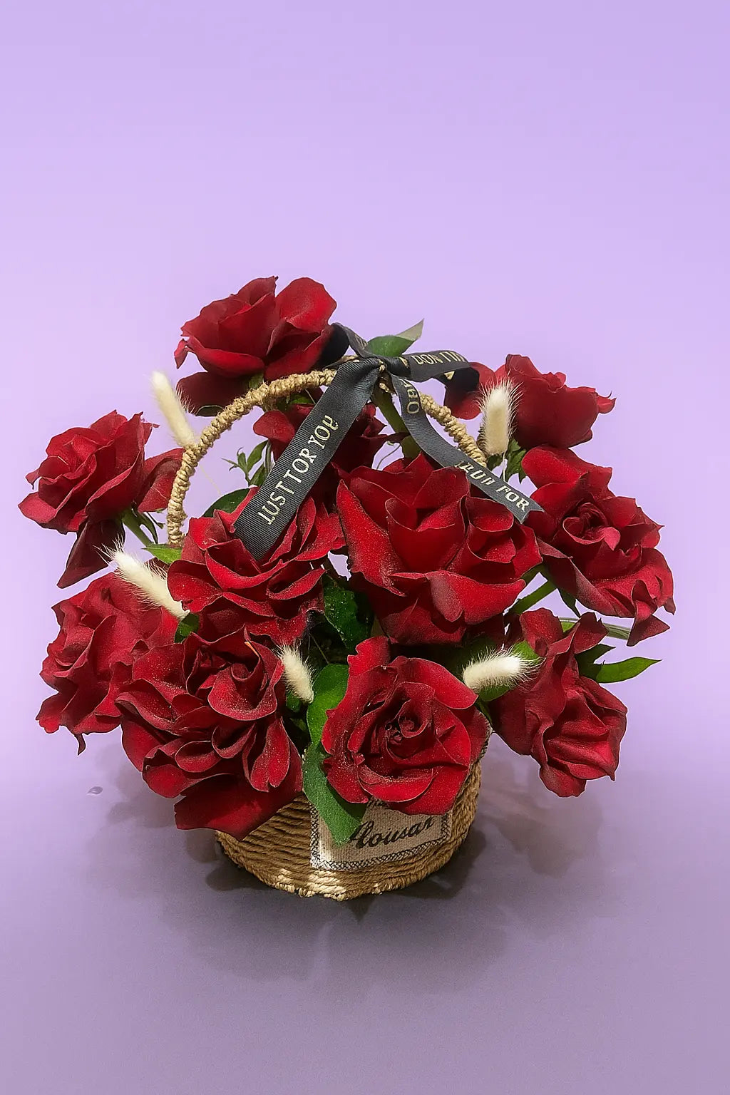 Elegant 12 Open Rose Bouquet OnlineGifts