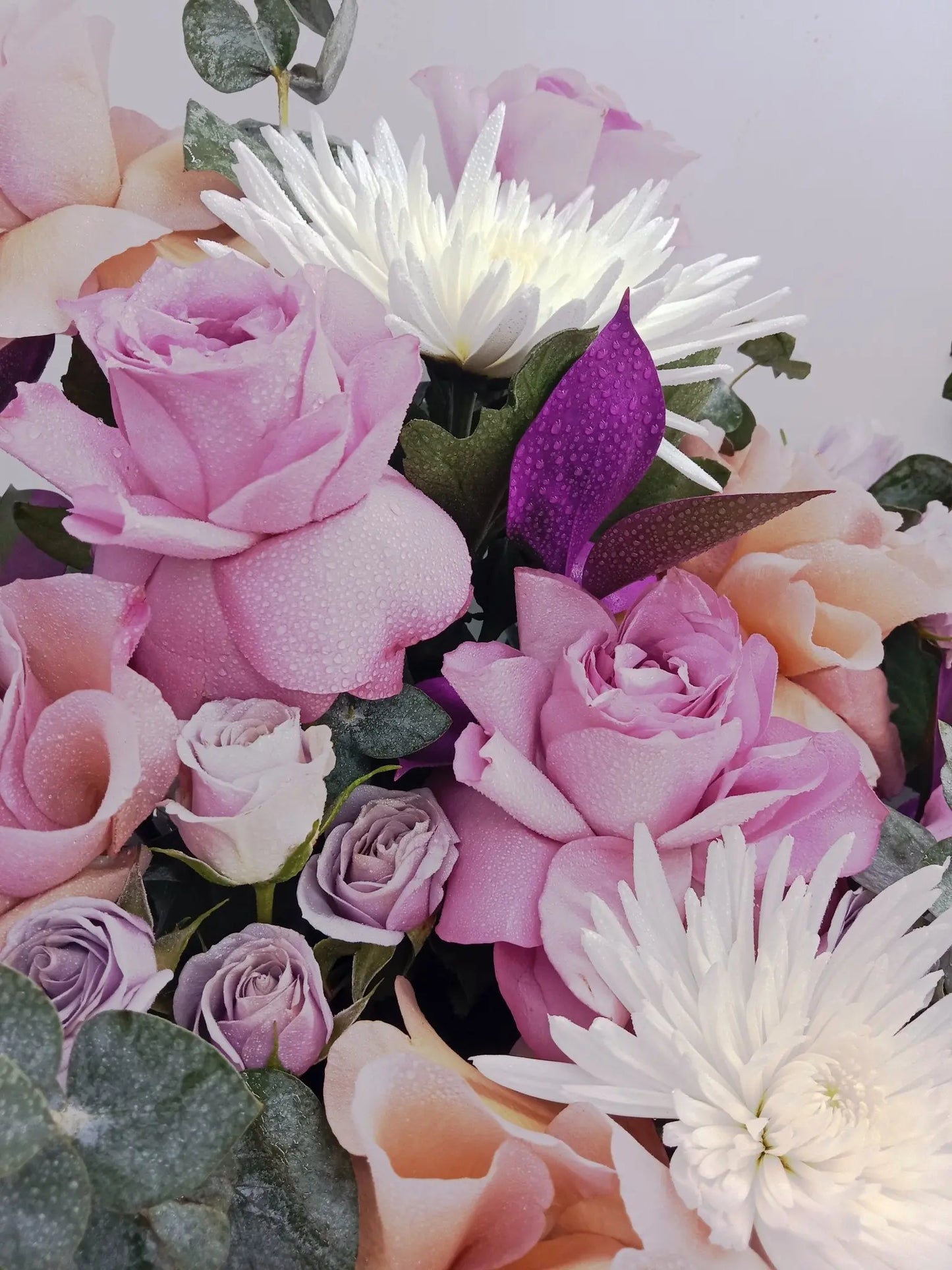 Midnight Bloom Box – Purple & Cappuccino Roses with Delistar in Black Box (UAE Delivery) - OnlineGifts