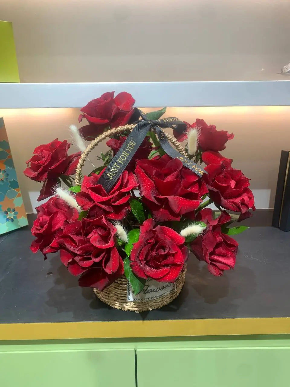 Elegant 12 Open Rose Bouquet OnlineGifts