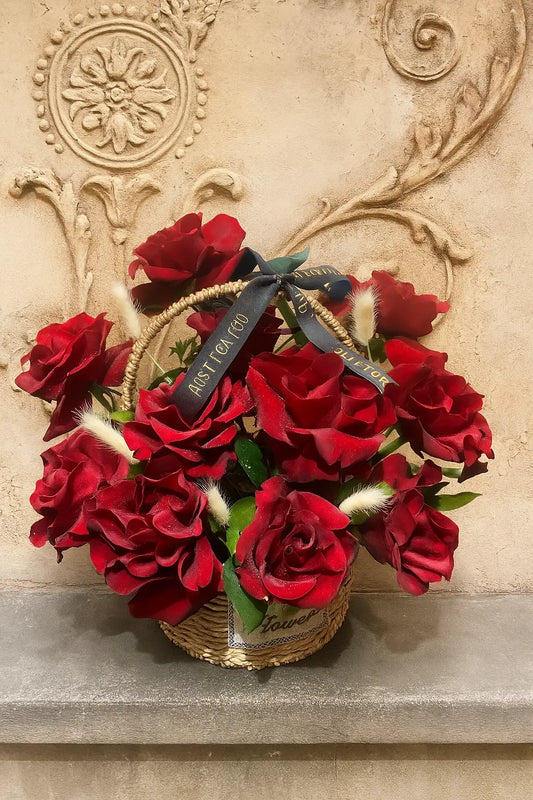 Elegant 12 Open Rose Bouquet OnlineGifts