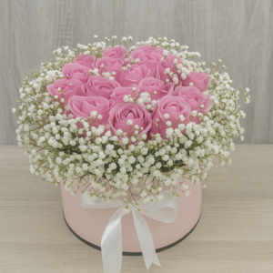 Blush-Bloom-Pink-Roses-and-Gypsophila-Box-White-Gift-Box-UAE