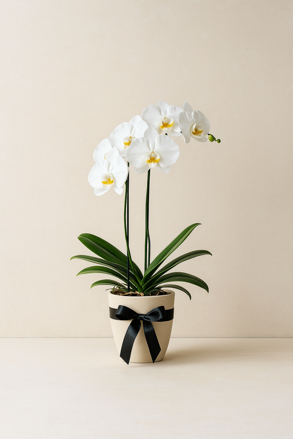 Phalaenopsis Orchid Plant with Flowers