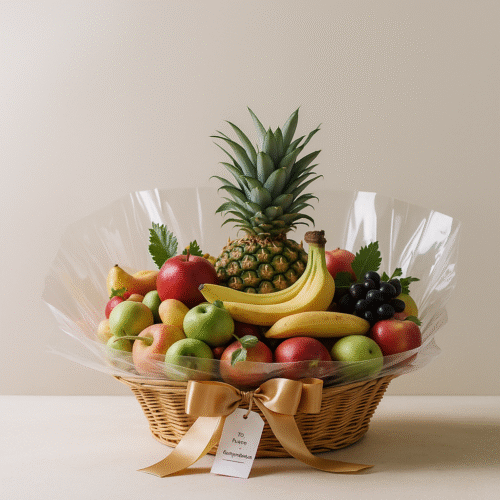 Wellness in a Basket – Luxury Fresh Fruit Gift Hamper (Delivery in UAE)