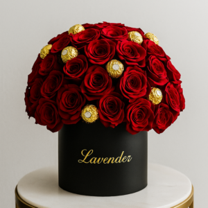 51-Red-Roses-Bouquet-Ferrero-Rocher-24-Pcs-Luxury-Basket-UAE