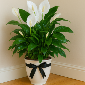 Peace-Lily-Indoor-Plant-White-Ceramic-Pot-Air-Purifier-UAE