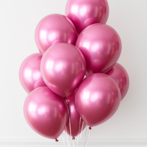 Pink-Helium-Balloons-10-Piece-Charming-Baby-Shower-Decor-UAE