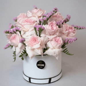Blossom-Kiss-Fragrant-OHara-Pink-Roses-Bouquet-White-Box-UAE