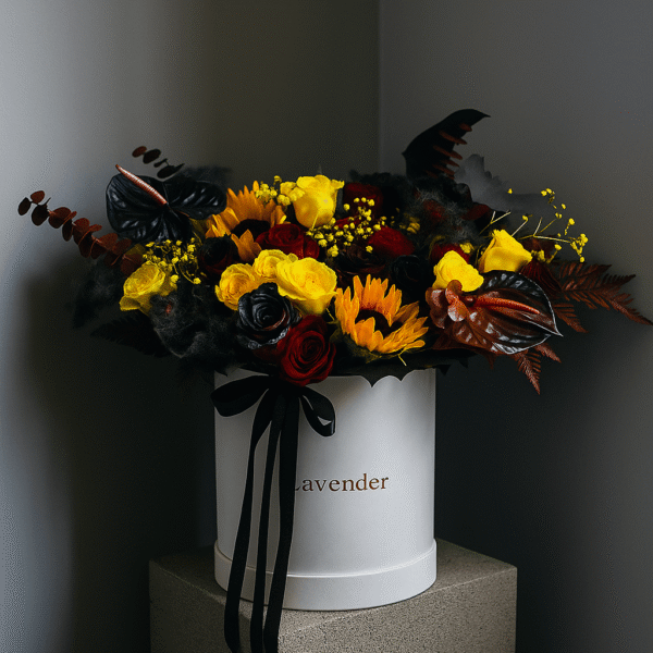 Midnight Bloom Halloween Flower Box