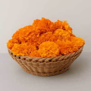 Diwali Marigold Flower Basket | Festive Floral Decoration UAE