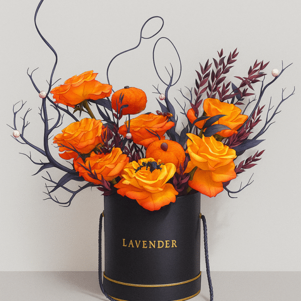 Midnight Pumpkin Bloom | Halloween Floral Box