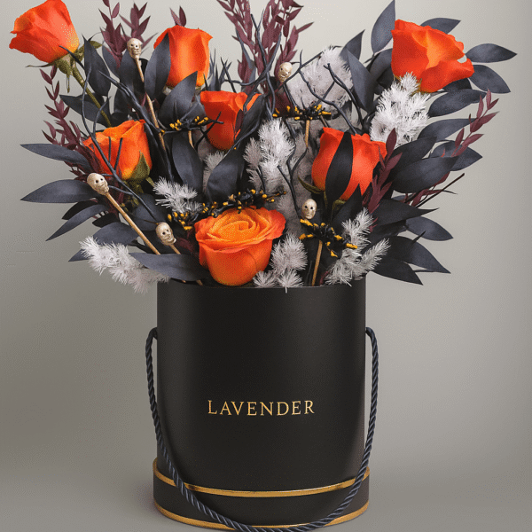 Enchanted Shadows Box | Halloween Floral Arrangement