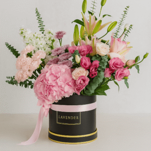 New-Baby-Girl-Flower-Box-Pink-Hydrangeas-Lilies-UAE