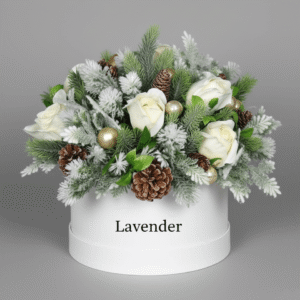 christmas-floral-arrangement-9-white-roses-nobilis-fir-pine-cones-white-box