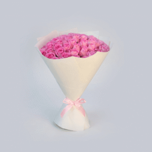 Valentine Flower Delivery UAE 51 Luxury Pink Roses Bouquet